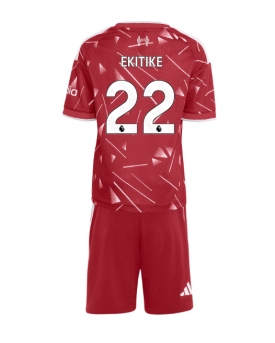 Billige Fotballdrakt Liverpool Hugo Ekitike #22 Replika Hjemmedraktsett Barn 2026-27 Kortermet (med bukser)